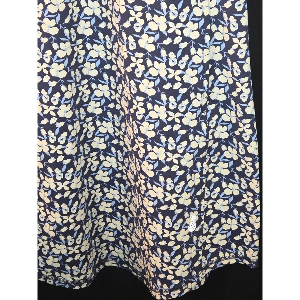 Tommy Bahama Island Zone Golf Dress‎ Sleeveless Floral Print Blue White LOT OF 2